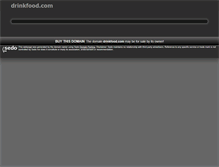 Tablet Screenshot of drinkfood.com